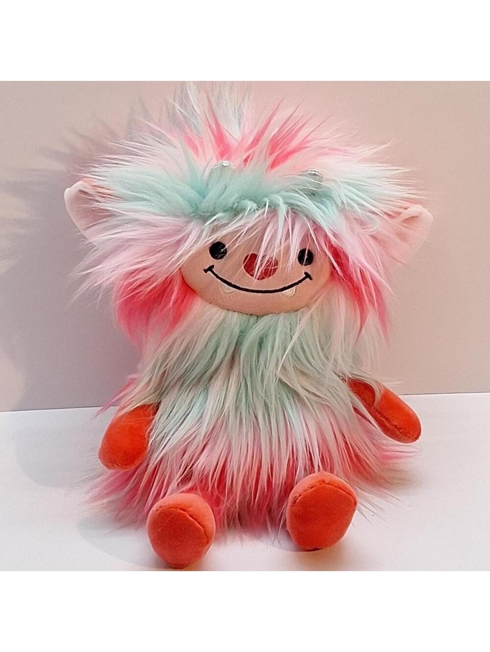 Aurora Valentine Luv Monsters BUGMOO 11" Fuzzy Plush BNWT New